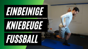 Kniebeuge einbeinig Fussball