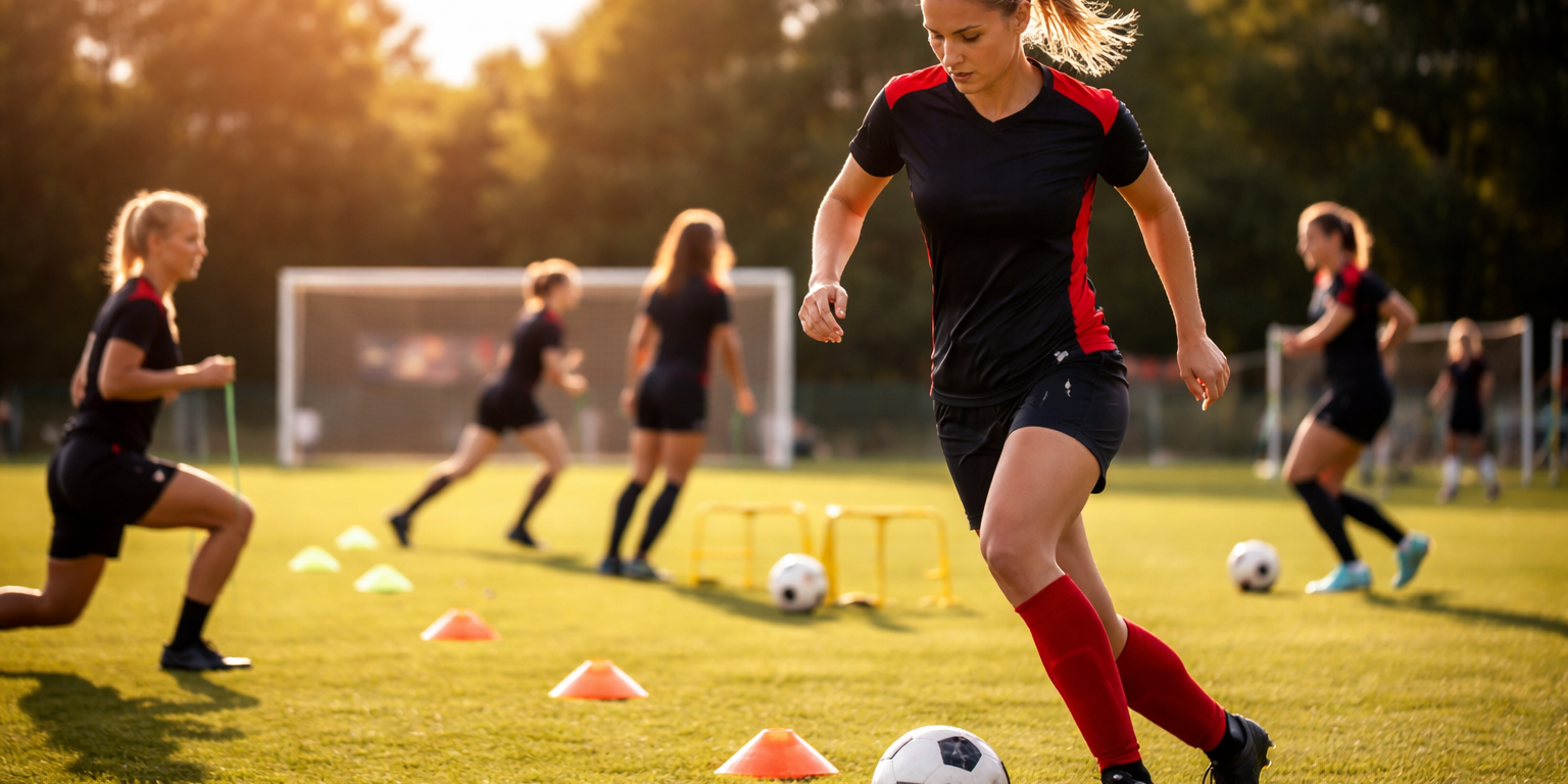 Fußball Vorbereitung Damen: Spielerinnen trainieren Ausdauer und Technik im Amateurfußball