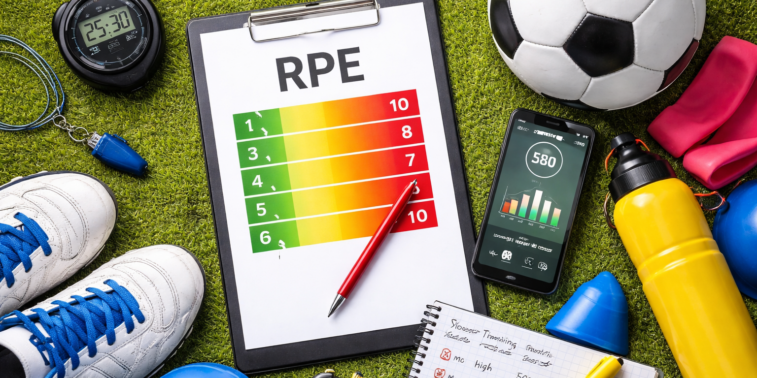 RPE-Skala im Fußball zur Belastungssteuerung im Training RPE-Skala im Fußballtraining zur Messung der Trainingsbelastung im Amateurfußball