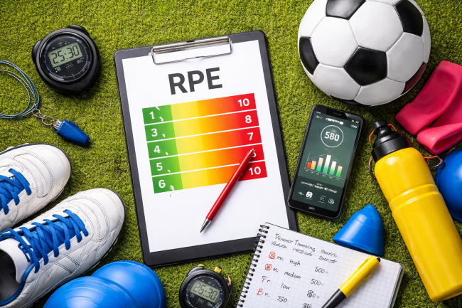 RPE-Skala im Fußballtraining zur Messung der Trainingsbelastung im Amateurfußball