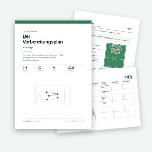 Vorbereitungsplan der Kreisliga: Handbuch mit Wochenraster und Übungsblättern