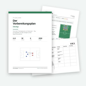 Vorbereitungsplan der Oberliga: Handbuch mit Wochenraster und Übungsblättern